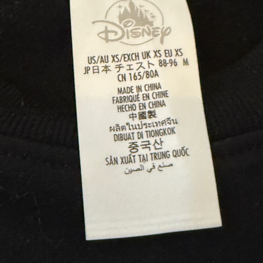 Disney Black Crewneck Sweater with Mickey Mouse - Picture 2 of 2